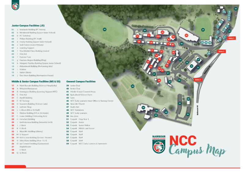 Campus Map - NCC Onboarding
